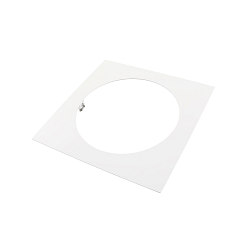 Einbau-Reduzierring quadratisch, IP20 IK03, 280mm / innen � 210mm / DA 245mm, Clipfedern, Metall, verkehrswei�