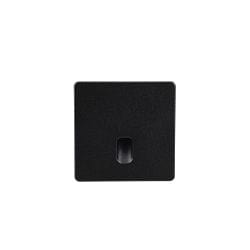 Abdeckung f�r Wandeinbauleuchte ALWAID PRO, eckig, schmaler Lichtkegel, IP20, schwarz