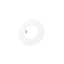 Reduzier-Ring f�r Einbauleuchten, IP20 IK03, rund, � 130mm / innen 70mm / DA 95mm, Clipfedern, Metall, signalwei�