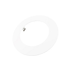 Einbau-Reduzierring rund, IP20 IK03, � 240mm / innen 180mm / DA 205mm, Clipfedern, Metall, verkehrswei�, signalwei�