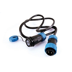 Cable system Weipu HQ 12/24/48V Connecting cable 2-poles, 300cm