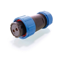 Weipu HQ 12 / 24 / 48V Buchse Sonder 2-polig, FEMALE, IP67