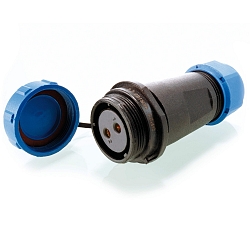 Weipu HQ 12/24/48V socket 2-poles