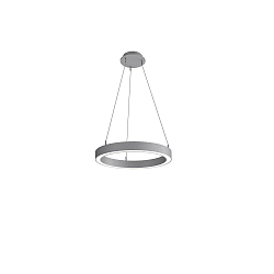 LED Pendelleuchte LAUTARO 600/60 DOWN OPAL M3, 37W, IP20, DALI dimmbar, 2700K, hellgrau