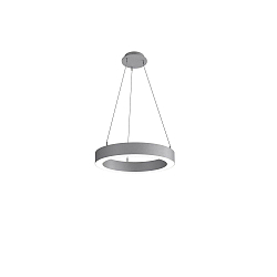 LED Pendelleuchte LAUTARO 600/80 UP/DOWN OPAL M3, 55W, IP20, DALI dimmbar, 3000K, hellgrau
