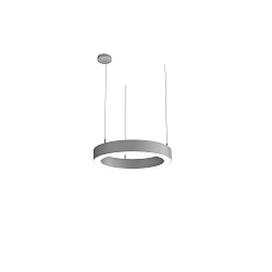 LED Pendelleuchte LAUTARO 600/80 UP/DOWN PRISMA P3, 55W, IP20, DALI dimmbar, 2700K, hellgrau