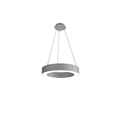 LED Pendelleuchte LAUTARO 600/100 DOWN OPAL M3, 37W, IP20, DALI dimmbar, 4000K, hellgrau