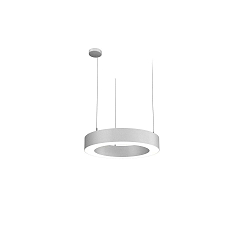 LED Pendelleuchte LAUTARO 600/100 UP/DOWN PRISMA P3, 55W, IP20, DALI dimmbar, 2700K, hellgrau