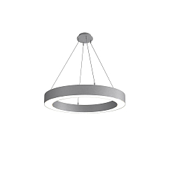 LED Pendelleuchte LAUTARO 900/100 DOWN OPAL M3, 59W, IP20, DALI dimmbar, 2700K, hellgrau