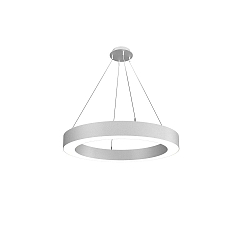 LED Pendelleuchte LAUTARO 900/100 UP/DOWN PRISMA M3, 84W, IP20, DALI dimmbar, 2700K, hellgrau