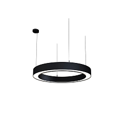 LED Pendelleuchte LAUTARO 900/100 UP/DOWN OPAL P3, 84W, IP20, DALI dimmbar, 3000K, schwarz