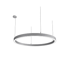LED Pendelleuchte LAUTARO 1200/60 DOWN PRISMA P4, 78W, IP20, DALI dimmbar, 2700K, hellgrau