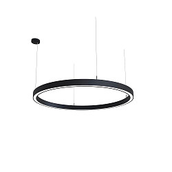 LED Pendelleuchte LAUTARO 1200/60 DOWN PRISMA P4, 78W, IP20, DALI dimmbar, 4000K, schwarz