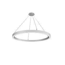LED Pendelleuchte LAUTARO 1200/60 UP/DOWN OPAL M4, 111W, IP20, DALI dimmbar, 2700K, hellgrau