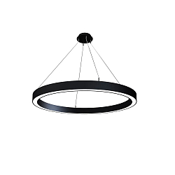 LED Pendelleuchte LAUTARO 1200/80 UP/DOWN OPAL M4, 111W, IP20, DALI dimmbar, 2700K, schwarz
