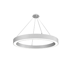 LED Pendelleuchte LAUTARO 1200/100 UP/DOWN OPAL M4, 111W, IP20, DALI dimmbar, 2700K, hellgrau