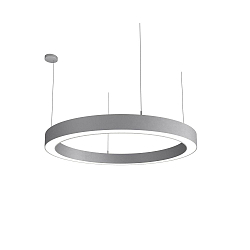 LED Pendelleuchte LAUTARO 1200/100 UP/DOWN OPAL P4, 111W, IP20, DALI dimmbar, 2700K, hellgrau