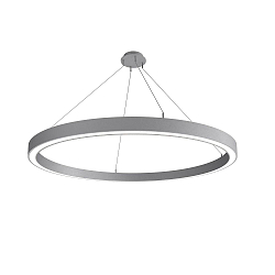 LED Pendelleuchte LAUTARO 1500/80 UP/DOWN OPAL M5, 141W, IP20, DALI dimmbar, 2700K, hellgrau