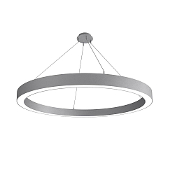 LED Pendelleuchte LAUTARO 1500/100 DOWN PRISMA M5, 99W, IP20, DALI dimmbar, 3000K, hellgrau