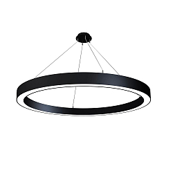 LED Pendelleuchte LAUTARO 1500/100 UP/DOWN OPAL M5, 141W, IP20, DALI dimmbar, 4000K, schwarz