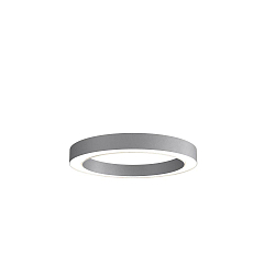 LED Deckenaufbauleuchte LAUTARO 900/100 PRISMA, 59W, IP20, DALI dimmbar, 4000K, hellgrau