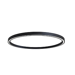 LED Deckenaufbauleuchte LAUTARO 1500/60 OPAL, 99W, IP20, DALI dimmbar, 4000K, schwarz