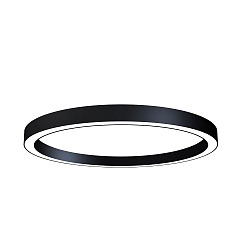LED Deckenaufbauleuchte LAUTARO 1500/100 PRISMA, 99W, IP20, DALI dimmbar, 2700K, schwarz