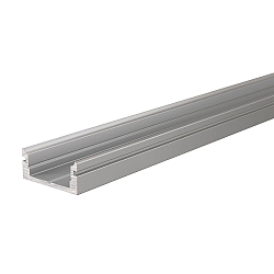 U-Profil AU-01-10, 10-11,3 mm LED Stripes, flach, 1m, silber eloxiert