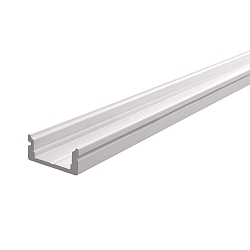 AU-01-10, flaches U-Profil f�r 10-11.3mm LED Strips, 200cm, matt-wei�