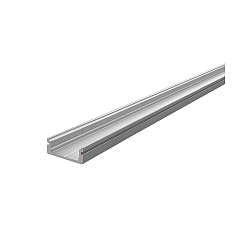 AU-01-12, flaches U-Profil f�r 12-13.3mm LED Strips, 200cm, Aluminium eloxiert