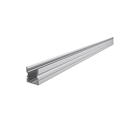 AU-02-08, hohes U-Profil f�r 8-9.3 mm LED Strips, 200cm, Aluminium eloxiert