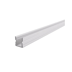 AU-02-08, high U-profile for 8 - 9,3 mm LED stripes, 200cm, matt white