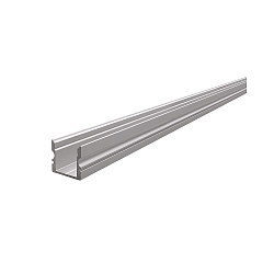 AU-02-10, hohes U-Profil f�r 10-11.3mm LED Strips, 200cm, Aluminium eloxiert