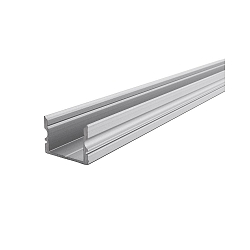 AU-02-12, hohes U-Profil f�r 12-13.3mm LED Strips, 200cm, Aluminium eloxiert