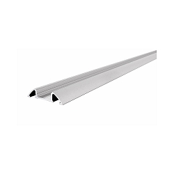 LED profile AM-01-10 flat surface profile for 10-11,3mm LED stripes, 200cm, anodized aluminum - without cover