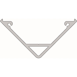 Eck-Profil AV-05-15 f�r 15 mm LED Stripes, silber matt, eloxiert, 200cm