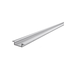 ET-01-15, flaches T-Profil f�r 15-16.3mm LED Strips, 200cm, Aluminium eloxiert
