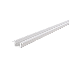LED Profil ET-01-05 flaches T-Profil f�r 5-5.7mm LED Strips, 200cm, wei�-matt