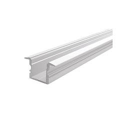 ET-02-10, hohes T-Profil f�r 10-11.3mm LED Strips, 200cm, matt-wei�