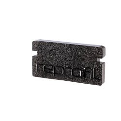 Endcaps P-AU-01-08, 14 mm, 2 items, black