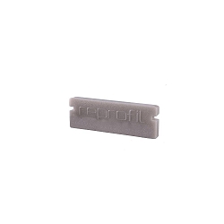 Endcaps P-AU-01-15, 21 mm, 2 items, grey