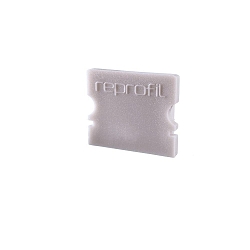 Endcaps P-AU-02-12, 18 mm, 2 items, grey