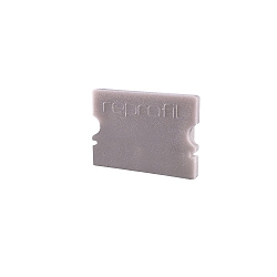 Endcaps P-AU-02-15, 21 mm, 2 items, grey