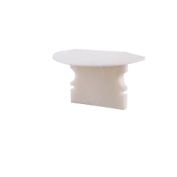 Endcaps P-ET-02-10, 25 mm, 2 items, white