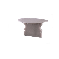 Endcaps P-ET-02-10, 25 mm, 2 items, grey