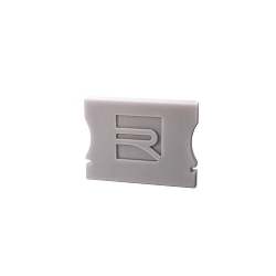 Zubeh�r f�r LED Profil P-AU-02-20 - Endkappe, 2 St�ck, grau