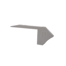 Zubeh�r f�r LED Profil P-AL-01-10 - Endkappe, 2 St�ck, grau