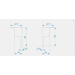Endcaps c-P-EL-03-10 set 2 items, grey
