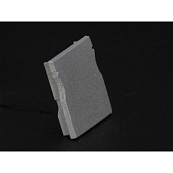 Endcaps H-AU-02-20 set 2 items, grey