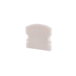 Endcaps f-AU-02-12, 18 mm, 2 items, white